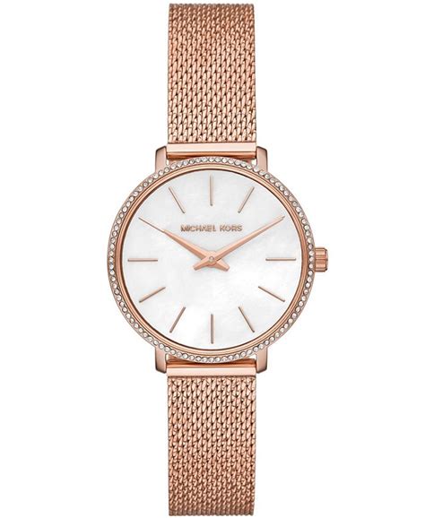 Shop Michael Kors Pyper Goldtone & Crystal Watch, Bracelet,